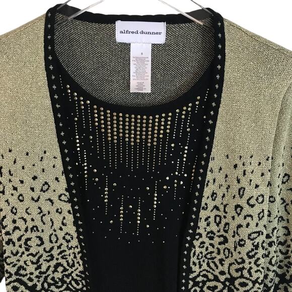 Alfred Dunner Layered-Look Cardigan Size Small - Picture 2 of 9